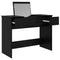 vidaXL Dressing Table with Mirror Black Oak 100x45x76 cm