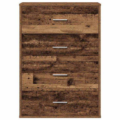 vidaXL Sideboard with Drawer Old wood 60 x 31 x 84 cm Particle board