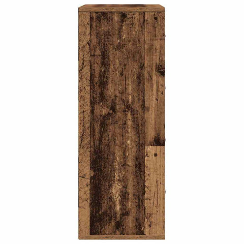 vidaXL Sideboard with Drawer Old wood 60 x 31 x 84 cm Particle board