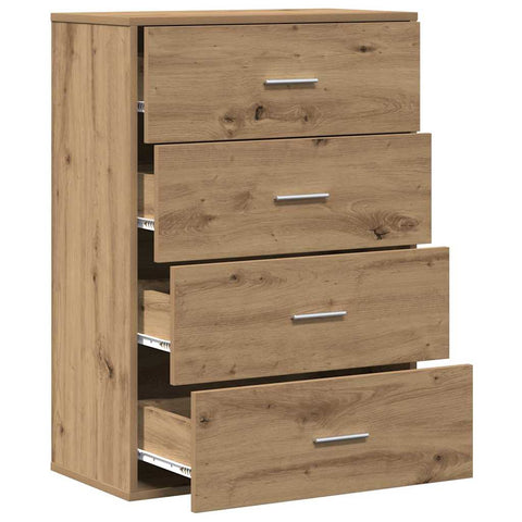vidaXL Sideboard Artisan oak 60 x 31 x 84 cm Particle board