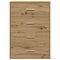 vidaXL Sideboard Artisan oak 60 x 31 x 84 cm Particle board
