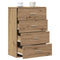 vidaXL Sideboard Artisan oak 60 x 31 x 84 cm Particle board