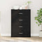 vidaXL Sideboard with Drawer Black oak 60 x 31 x 84 cm Particle board