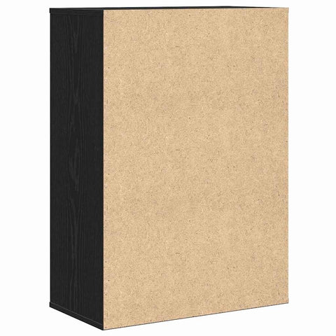 vidaXL Sideboard with Drawer Black oak 60 x 31 x 84 cm Particle board