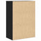 vidaXL Sideboard with Drawer Black oak 60 x 31 x 84 cm Particle board