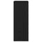 vidaXL Sideboard with Drawer Black oak 60 x 31 x 84 cm Particle board