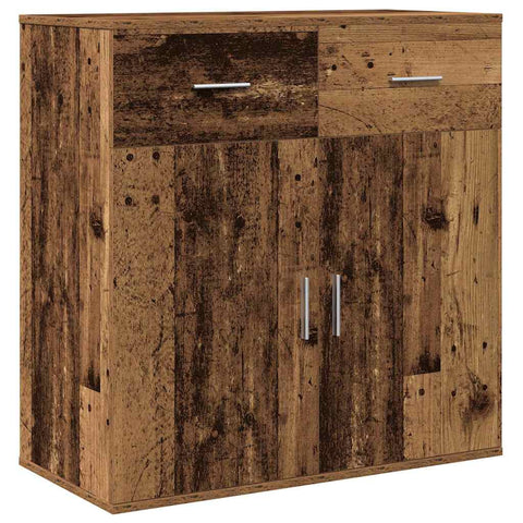 vidaXL Sideboard with Drawer with Shelf with Storage with Door Old wood Engineered wood