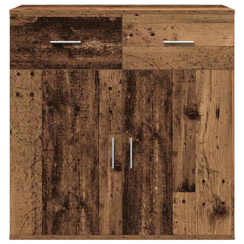vidaXL Sideboard with Drawer with Shelf with Storage with Door Old wood Engineered wood
