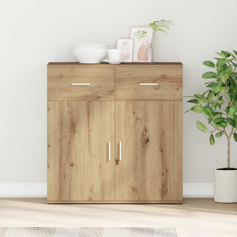 vidaXL Sideboard with Drawer with Shelf with Storage with Door Artisan oak Engineered wood