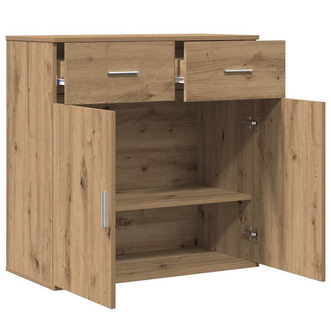vidaXL Sideboard with Drawer with Shelf with Storage with Door Artisan oak Engineered wood