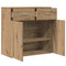 vidaXL Sideboard with Drawer with Shelf with Storage with Door Artisan oak Engineered wood