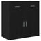 vidaXL Sideboard with Drawer with Shelf with Storage with Door Black oak Engineered wood