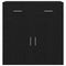 vidaXL Sideboard with Drawer with Shelf with Storage with Door Black oak Engineered wood