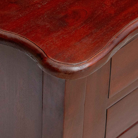 vidaXL Side Table Brown 60.5 x 30 x 61 cm Solid Mahogany Wood