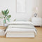 vidaXL Floor Bed Frame White 90 x 210 cm Solid Pine wood