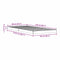 vidaXL Floor Bed Frame White 90 x 210 cm Solid Pine wood