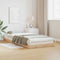 vidaXL Floor Bed Frame Natural 100 x 210 cm Solid Pine wood