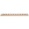 vidaXL Floor Bed Frame Natural 100 x 210 cm Solid Pine wood
