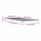 vidaXL Floor Bed Frame White 100 x 210 cm Solid Pine wood