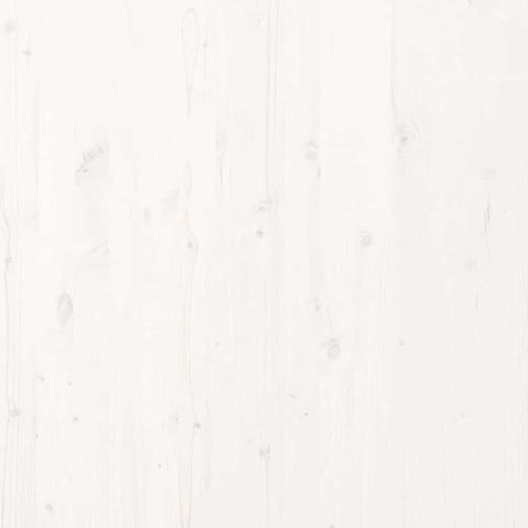 vidaXL Floor Bed Frame White 200 x 210 cm Solid Pine wood