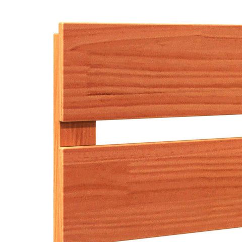 vidaXL Headboard Brown 140.5 x 3 x 80 cm Solid pine wood
