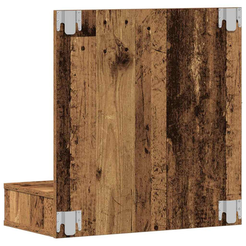 vidaXL Mirror Cabinet Old wood 62 x 31.5 x 62 cm Engineered Wood