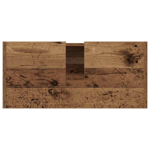 vidaXL Bathroom Cabinet Old Wood 80 x 33 x 60 cm Engineered Wood