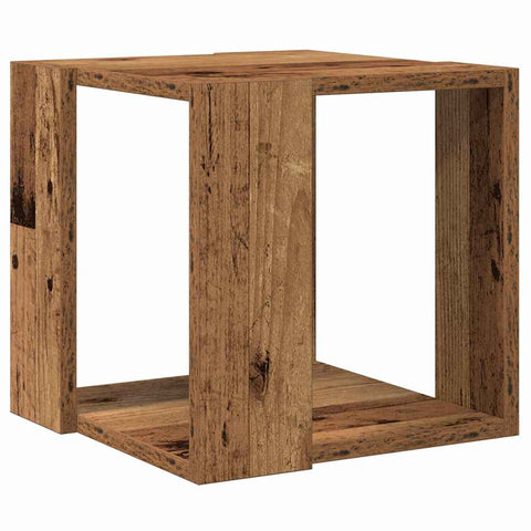 vidaXL Coffee Table Old Wood Solid Reclaimed Wood 32 x 32 x 30 cm