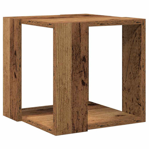 vidaXL Coffee Table Old Wood Solid Reclaimed Wood 32 x 32 x 30 cm