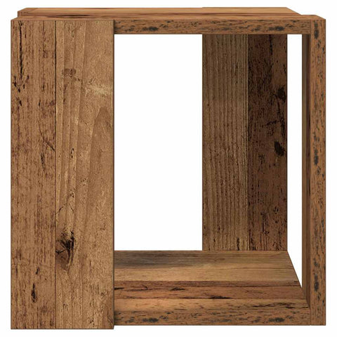 vidaXL Coffee Table Old Wood Solid Reclaimed Wood 32 x 32 x 30 cm