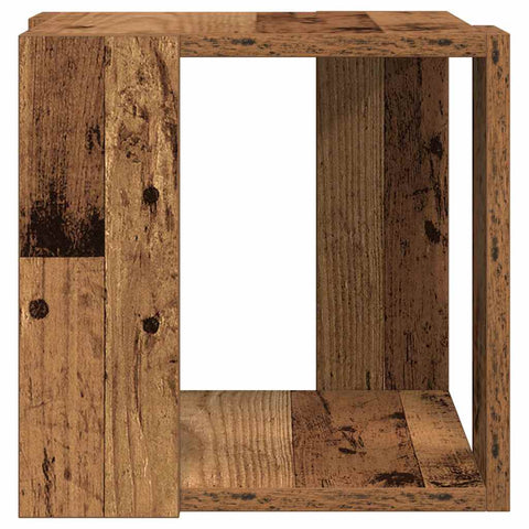 vidaXL Coffee Table Old Wood Solid Reclaimed Wood 32 x 32 x 30 cm