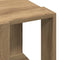 vidaXL Coffee Table Artisan oak Solid oak wood 32 x 32 x 30 cm Durable