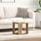 vidaXL Coffee Table Artisan oak Solid oak wood 32 x 32 x 30 cm Durable