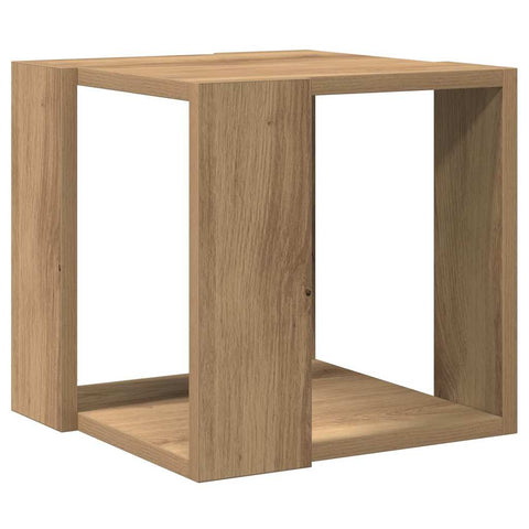 vidaXL Coffee Table Artisan oak Solid oak wood 32 x 32 x 30 cm Durable