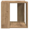 vidaXL Coffee Table Artisan oak Solid oak wood 32 x 32 x 30 cm Durable