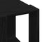 vidaXL Coffee Table Black oak MDF 32 x 32 x 30 cm Simple Square