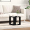 vidaXL Coffee Table Black oak MDF 32 x 32 x 30 cm Simple Square