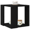 vidaXL Coffee Table Black oak MDF 32 x 32 x 30 cm Simple Square