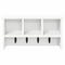 vidaXL Wall-Mounted Coat Rack White 50 x 16 x 26 cm Engineered wood
