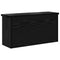 vidaXL Wall-Mounted Coat Rack with Shelf Wall-mounted with Storage Black oak 50 x 16 x 26 cm