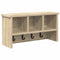 vidaXL Wall-Mounted Coat Rack with Shelf Wall-mounted with Storage Sonoma oak 50 x 16 x 26 cm