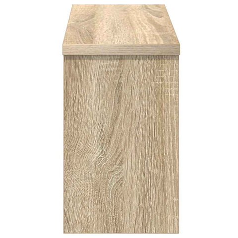 vidaXL Wall-Mounted Coat Rack with Shelf Wall-mounted with Storage Sonoma oak 50 x 16 x 26 cm