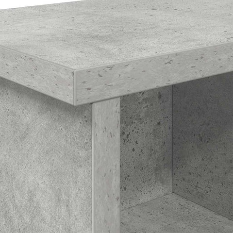 vidaXL Wall-Mounted Coat Rack with Shelf Concrete grey 50 x 16 x 26 cm