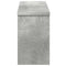 vidaXL Wall-Mounted Coat Rack with Shelf Concrete grey 50 x 16 x 26 cm