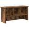 vidaXL Wall-Mounted Coat Rack with Shelf Wall-mounted with Storage Smoked oak 50 x 16 x 26 cm
