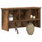 vidaXL Wall-Mounted Coat Rack with Shelf Wall-mounted with Storage Smoked oak 50 x 16 x 26 cm