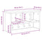 vidaXL Wall-Mounted Coat Rack with Shelf Wall-mounted with Storage Smoked oak 50 x 16 x 26 cm