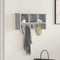 vidaXL Wall-Mounted Coat Rack with Shelf Wall-mounted with Storage Grey sonoma 50 x 16 x 26 cm