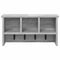 vidaXL Wall-Mounted Coat Rack with Shelf Wall-mounted with Storage Grey sonoma 50 x 16 x 26 cm
