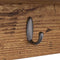 vidaXL Wall-Mounted Coat Rack Old wood 50 x 16 x 26 cm Engineered wood